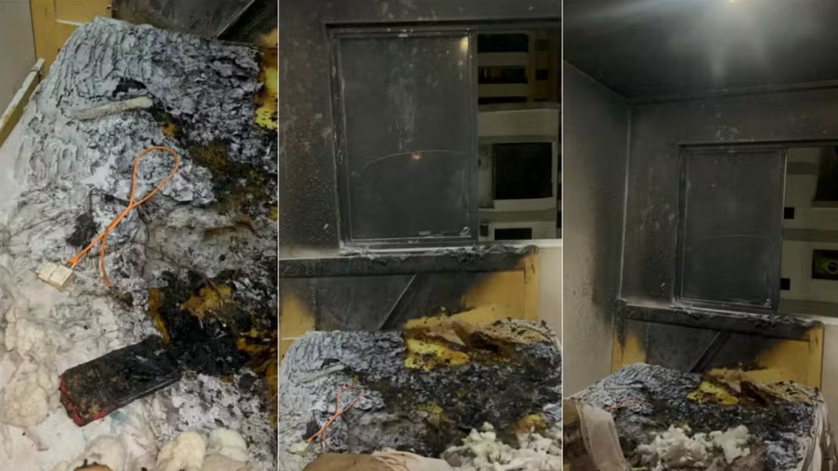 Idosa tem apartamento incendiado após superaquecimento