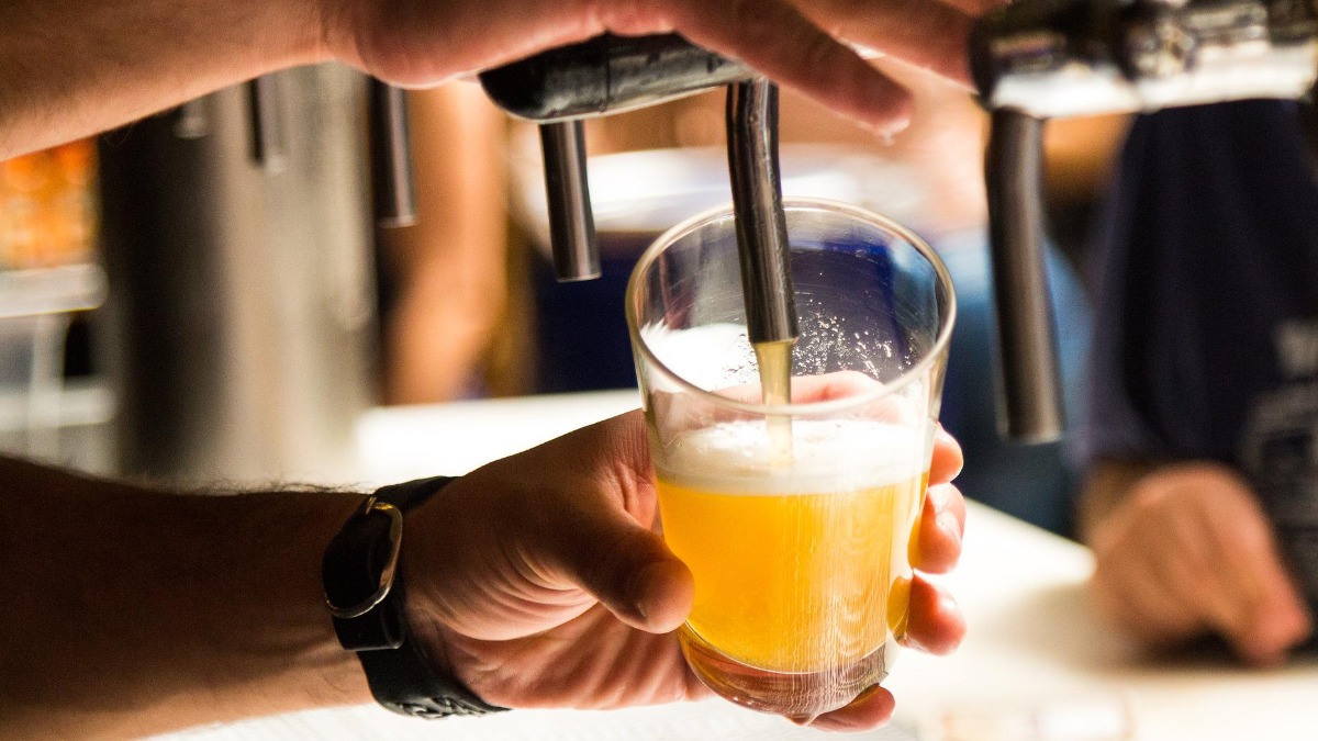 sabor da cerveja