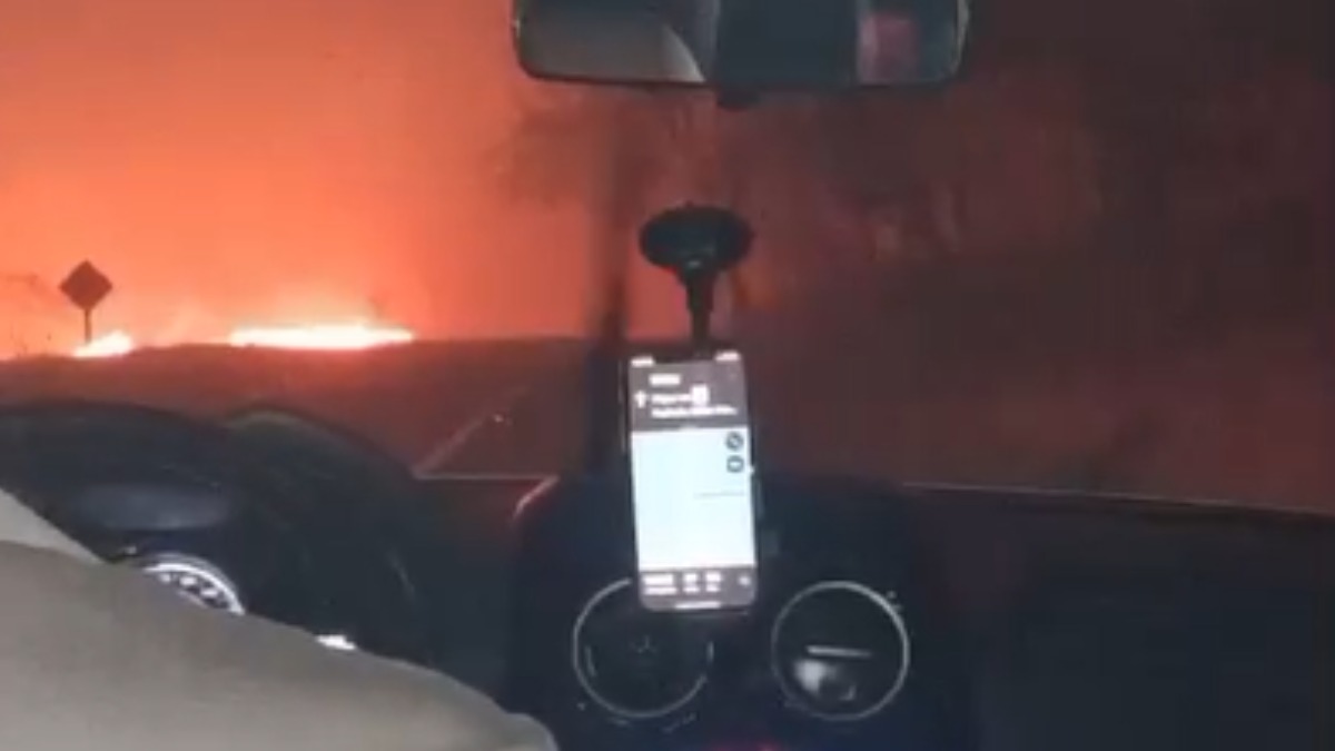 incêndio rodovia