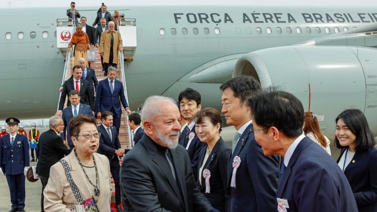 Em visita ao Japão