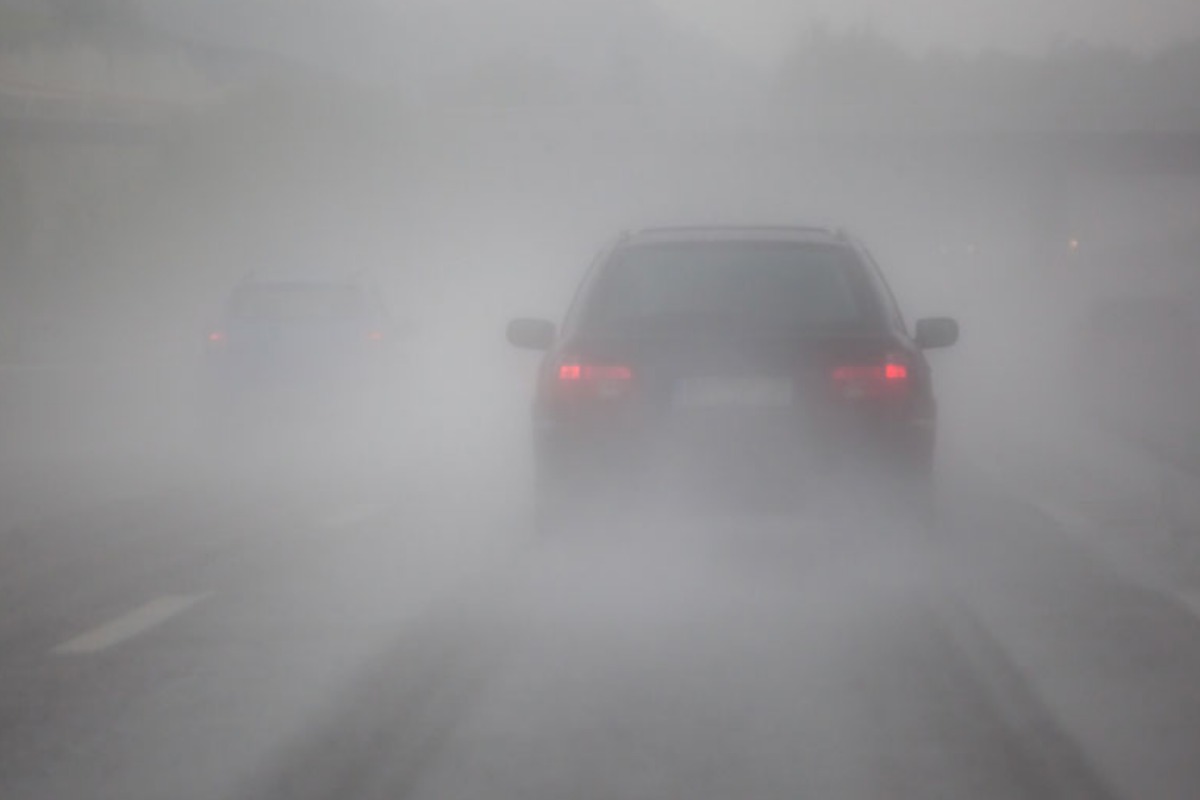neblina na pista