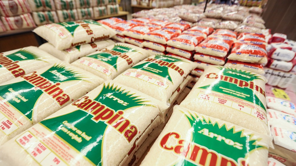 exportações de arroz