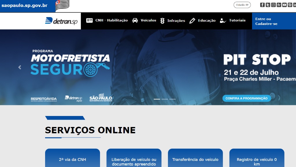serviços de trânsito digital