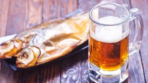Cerveja e peixe