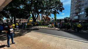 Manifestação direita Av. Nove de Julho
